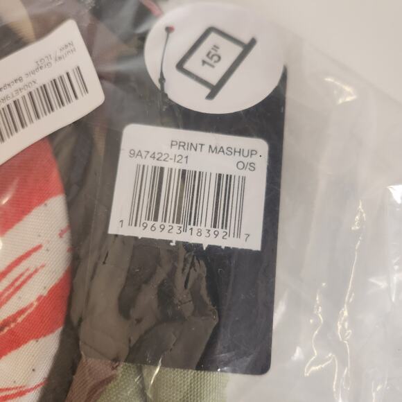 Hurley Graphic Backpack, Print Mashup, One Size - Picture 7 of 7